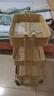 宜家（IKEA）拉斯克家居小推車(chē)置物架廚房?jì)ξ锛芸蛷d大容量?jì)ξ锸占{架 【升級款】米色黃色大號 35*45*77cm 曬單實(shí)拍圖