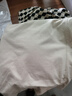 古今（GUJIN）【帶胸墊】新品純色拉架棉小飛袖睡衣女家居服睡褲大碼套裝L 曬單實拍圖