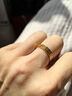 中國珠寶銅錢(qián)黃金戒指女足金戒指首飾素圈指環(huán)馬年節情人節生日禮物送女友 約1g足金銅錢(qián)戒指#13 曬單實(shí)拍圖