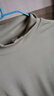 蕉內(nèi)（Bananain）輕熱皮女士薄暖肌底衣保暖內(nèi)衣高領(lǐng)上衣百搭打底衫內(nèi)搭 洛綠 M 曬單實(shí)拍圖