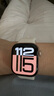 Apple/蘋果 Watch Series 10 智能手表GPS款42毫米玫瑰金色鋁金屬表殼淡桃粉色運動型表帶S/M MX1R3CH/B 曬單實拍圖