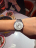 天梭（TISSOT）【官方授權店】卡森臻我系列80機械機芯男表商務(wù)手表男士瑞士腕表 銀盤(pán)鋼帶T122.407.11.031.00 曬單實(shí)拍圖