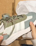 adidas RETROPY E5經(jīng)典舒適boost運動(dòng)鞋男女阿迪達斯官方三葉草 金屬亞麻綠/粉白/銀灰綠 38 曬單實(shí)拍圖