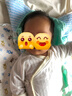 貝瑞加（Babyprints）嬰兒連體衣2件裝新生寶寶蝴蝶衣長袖護肚連身衣滿月服 小熊59 曬單實拍圖