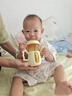 Corelle Brands康寧玻璃奶瓶0-6個(gè)月新生兒防脹氣儲奶瓶吸水杯學(xué)飲杯1-3歲重力球 琥珀色學(xué)飲杯 240ml 6-9月 +天使之翼 曬單實(shí)拍圖