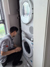 西門(mén)子（SIEMENS）小晶鉆超氧版Pro 洗烘套裝 10kg滾筒全自動(dòng)洗衣機+10kg變頻熱泵烘干機 WG54H1E00W+WQ53H2001W  曬單實(shí)拍圖
