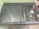 美的（Midea）小冰柜200升家用小型冰箱冷凍柜商用展示柜擺攤大容量雪糕陳列柜飲料水果冷藏保鮮柜MS-205LGE 曬單實(shí)拍圖