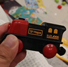 Hape兒童火車(chē)頭玩具復古黑紅電動(dòng)火車(chē)頭男女孩生日禮物E7361 曬單實(shí)拍圖