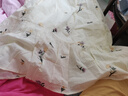 茵曼（INMAN）【商場(chǎng)同款】法式小花刺繡襯衫2025夏季女裝新款荷葉短袖襯衣 淡香杏-18525726 M 曬單實(shí)拍圖