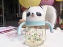 貝親（Pigeon）熊貓兒童防嗆防漏喝水喝奶吸管杯奶瓶 300mL 12月 曬單實(shí)拍圖