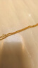 周六福（ZLF）   黃金項鏈女足金999絞絲鏈 計價(jià) 45cm - 6.19g 足金 曬單實(shí)拍圖