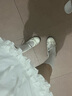 九寸陽光法式復古瑪麗珍單鞋子女淺口粗跟高跟時尚百搭配裙子2025夏季新款 米白色蝴蝶結瑪麗珍鞋 跟高5cm 37 曬單實拍圖