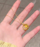 老鳳祥黃金吊墜女足金玫瑰花項鏈輕奢首飾生日七夕情人節(jié)禮物送老婆女友 約2.2g*捕夢花語足金吊墜*質(zhì)感禮盒/單拍不發(fā)貨 曬單實拍圖