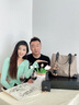 COLIN KOLLY奢侈包包女包品牌女士托特包七夕情人節生日禮物送女友老婆 CK-303卡其黑 禮盒裝 曬單實(shí)拍圖