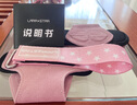 勞拉之星牛皮護掌硬拉助力帶女健身手套單杠防滑防起繭護腕蜜桃粉 曬單實拍圖