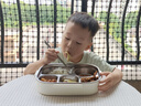 雙槍（Suncha）鈦健康不銹鋼飯盒學(xué)生上班族可微波爐餐盒比316好1.5L配保溫袋 曬單實(shí)拍圖