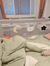 丸丫嬰兒床圍欄寶寶防摔防護欄床上床邊防掉檔板1.8+2.0免打孔兩面裝 曬單實(shí)拍圖