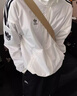 adidas情侶款復(fù)古風(fēng)梭織立領(lǐng)夾克外套男女阿迪達(dá)斯官方三葉草 亮白 XS 曬單實(shí)拍圖