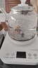 FUNORK全自動上水電熱燒水壺玻璃燒水器茶臺專用一體茶桌茶幾保溫泡茶具抽水電茶爐 RY-D1白色1L 曬單實拍圖