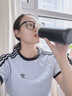 特步（XTEP）保溫杯水杯316不銹鋼男女士學(xué)生便攜茶杯子口袋大容量京東自營黑 曬單實(shí)拍圖