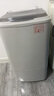 志高（CHIGO）脫水機(jī)甩干機(jī)小型迷你家用甩干桶出租房宿舍大容量單杠脫水桶烘干一體 8.6KG 力薦【不銹鋼桶加厚款】 曬單實(shí)拍圖
