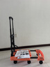 喜路仕小推車(chē)折疊平板車(chē)手推車(chē)拉貨車(chē)搬運拉桿車(chē)帶剎車(chē)輪橙色BY01-PT 曬單實(shí)拍圖