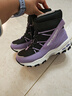 Skechers斯凱奇兒童絨絨靴保暖棉鞋男童女童高筒短靴加絨雪地靴660092L 曬單實(shí)拍圖
