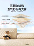 無(wú)印良品A類(lèi) 全棉刺繡大豆床褥床墊遮蓋物 四季防滑褥子1.8x2米床 曬單實(shí)拍圖