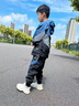 G.DUCKKIDS童裝男童秋裝套裝兒童服裝春秋季運動(dòng)套裝中大童風(fēng)衣外套男孩衣服 綠色兩件套gqeaeaa 140 尺碼9~10歲【130-140cm】 曬單實(shí)拍圖