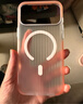 猩球衛士高級感防指紋適用Apple/蘋(píng)果iPhone16Pro磁吸瓦楞手機殼超薄行李箱條紋保護套磨砂MagSafe外殼白 曬單實(shí)拍圖