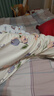 婧麒（JOYNCLEON）月子服優(yōu)可絲春秋新款睡衣7A抗菌孕婦產(chǎn)后哺乳期喂奶衣家居服套裝 喵喵花園 L碼 曬單實(shí)拍圖