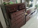 一具一家美式實(shí)木六斗柜全櫻桃木客廳靠墻復古臥室床尾收納儲物柜子 全原木 櫻桃木 六斗柜 曬單實(shí)拍圖