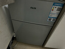 奧克斯（AUX）家用雙門(mén)迷你小型冰箱 冷藏冷凍保鮮小冰箱 宿舍租房節能電冰箱 【國家補貼】BCD-30K118 基礎款 銀色 曬單實(shí)拍圖