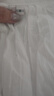 無印良品（MUJI）女式 強(qiáng)捻短袖罩衫 t恤上衣打底衫女款內(nèi)搭女裝25年夏季 BC2LLC5S 米白色 M (160/84A) 曬單實(shí)拍圖