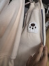 哈趣猴嬰兒秋季衣服純棉長袖內(nèi)搭男童女童秋衣套裝三件套兒童外出服睡衣 米白色 80 【建議73-80cm，18-21斤寶寶】 曬單實拍圖