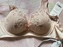 黛安芬/TriumphPremium欣悅系列性感蕾絲內(nèi)衣女小胸聚攏文胸女11R1977 肉粉色-WJ 75B 曬單實(shí)拍圖