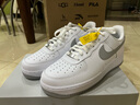 耐克NIKE緩震板鞋男空軍一號(hào) AIR FORCE 1運(yùn)動(dòng)鞋 FJ4146-100白灰43 曬單實(shí)拍圖