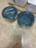 樂唯詩（NERVISHI）玻璃碗帶蓋飯盒微波爐加熱上班族密封保鮮盒便當(dāng)小留樣米飯分裝盒 高硼保鮮盒/圓形-2件套370ml 曬單實拍圖