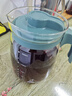 天喜涼水壺大容量玻璃冷水壺花茶杯家用茶水泡茶壺2300ml七夕禮物 曬單實(shí)拍圖