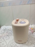 DIKTT德國usb加濕器迷你靜音臥室家用靜音小巧孕婦嬰兒臥室凈化空氣小型大霧量恒濕香薰 米白色【雙倍滋潤】 曬單實(shí)拍圖