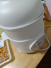 美的（Midea）電燉鍋電蒸鍋 煮粥嬰兒輔食鍋專用燉湯盅煲湯鍋輔食鍋燉盅1L隔水燉 蒸燉一體多功能鍋 MD-DZE1068 曬單實(shí)拍圖