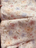 紅蜻蜓純棉四件套床上用品全棉被罩被套200x230cm床單四季通用三件套罩 繁花簇 【親膚透氣】 1.8m 床單款 四件套-被套200x230cm 曬單實拍圖
