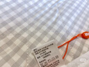 良良（liangliang）嬰兒隔尿墊成人麻棉透氣可洗尿墊1.8m床姨媽墊床單老年護理墊 格秀藍·麻棉【180*200CM】 【干爽透氣 整床隔尿】 曬單實(shí)拍圖