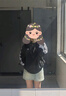 三葉草（Adidas）阿迪達(dá)斯ADIDAS 三葉草男子運(yùn)動休閑梭織外套KB2466 黑色 2XL  曬單實(shí)拍圖
