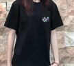 班尼路（Baleno）純棉T恤女夏季2025新款設(shè)計(jì)感寬松圓領(lǐng)短袖女款時(shí)尚百搭體恤上衣 曬單實(shí)拍圖