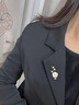 Jay花朵胸花胸針高檔女別針配飾送長輩送媽媽生日禮物七夕情人節(jié)禮物 曬單實(shí)拍圖