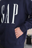 Gap【情人節(jié)】男女裝秋季新款印花抓絨寬松運(yùn)動(dòng)連帽衫衛(wèi)衣786920 海軍藍(lán) L (175/96A) 亞洲尺碼 曬單實(shí)拍圖