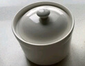京東京造 燉盅【傳統(tǒng)瓦罐】陶瓷蒸蛋輔食帶蓋贈勺子 瓦罐450ML白色2只裝 曬單實拍圖