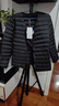 鴨鴨（YAYA）2025秋冬新款輕薄羽絨服男士?jì)饶懚炭钚蓍e百搭鴨絨保暖外套K 黑色 M 曬單實(shí)拍圖
