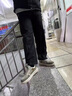 博格亨頓品牌輕奢男鞋秋季新款軟底板鞋男士潮流休閑鞋男輕便防滑鞋子男 米杏 【高端男鞋】 40 曬單實(shí)拍圖